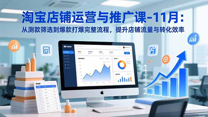 （16714期）淘宝店铺运营与推广课-11月：从测款筛选到爆款打爆完整流程，提升店铺流量与转化效率-云深网创社