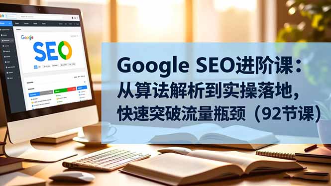 （16576期）Google SEO进阶课：从算法解析到实操落地，快速突破流量瓶颈（92节课）-云深网创社