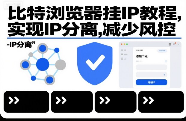 比特浏览器挂IP教程，实现IP分离，减少风控-云深网创社