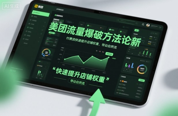 美团流量爆破方法论，付费流快速提升店铺权重，带动自然流-云深网创社