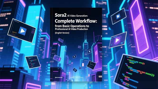 （16758期）Sora2 AI视频生成的系统教程（英文版）：从基础操作到专业级AI视频制作的完整工作流-云深网创社