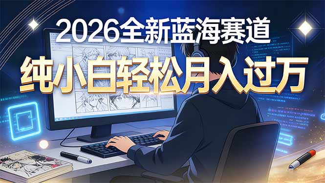 （16781期）2026年全新蓝海赛道，纯小白轻松月入过万-云深网创社