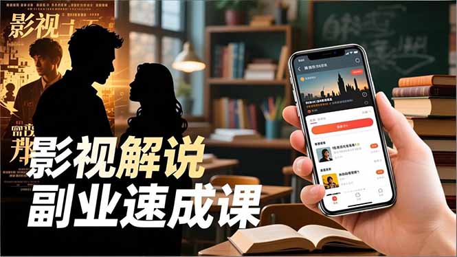 （16740期）Tk影视解说副业速成课，软件安装、全流程实操、爆款预设，新手两周变现-云深网创社