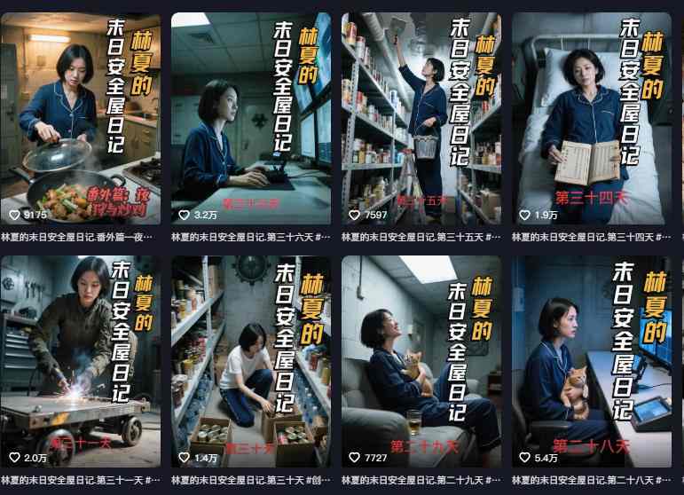 图片[2]-十个作品涨粉近20W！用AI制作末日安全日记连载，日入4位数，评论区爆肝求更新（附详细步骤）-云深网创社