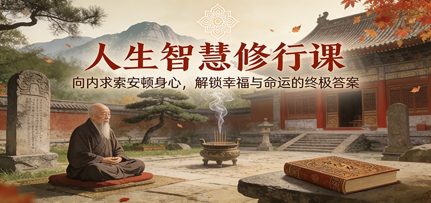 人生智慧修行课：向内求索安顿身心，解锁幸福与命运的终极答案-云深网创社