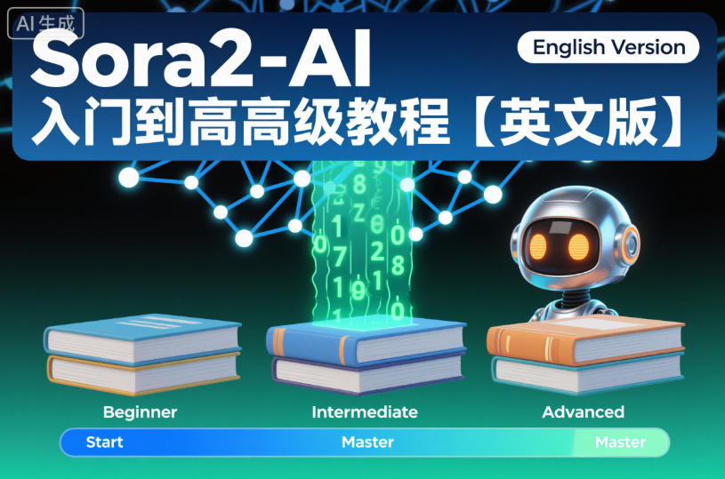 Sora2-AI入门到高级教程【英文版】-云深网创社