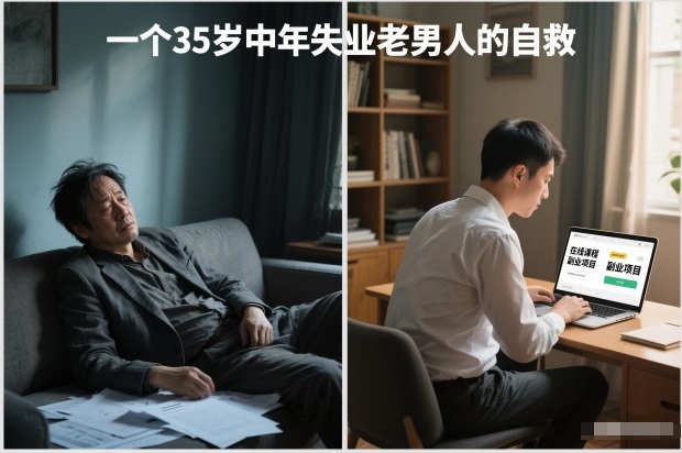 付费文章：一个35岁中年失业老男人的自救-云深网创社