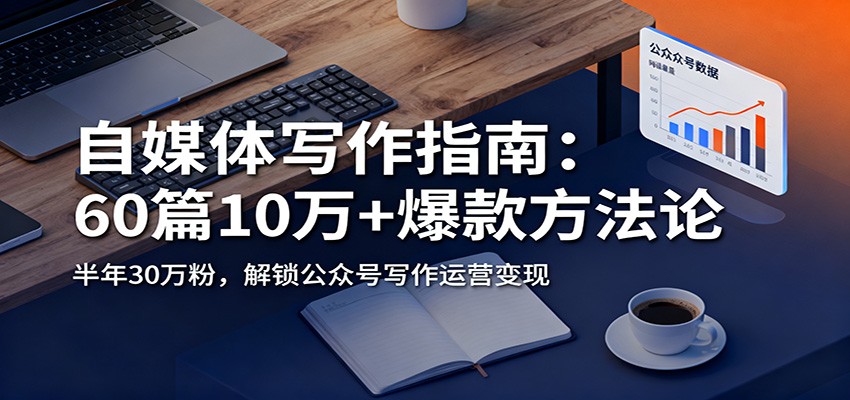 自媒体写作指南：60篇10万+爆款方法论，半年30万粉，解锁公众号写作运营变现-云深网创社