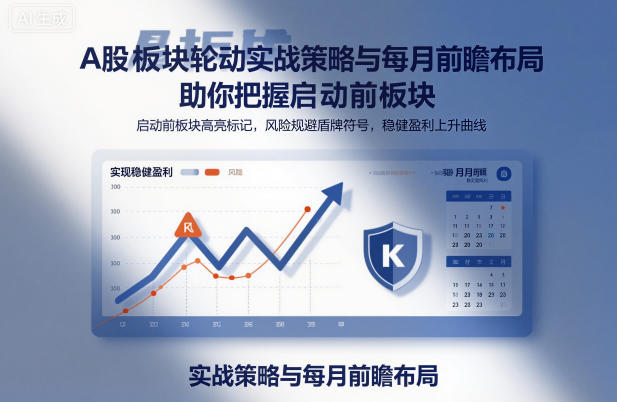 A股板块轮动实战策略与每月前瞻布局，助你把握启动前板块，规避风险，实现稳健盈利-云深网创社