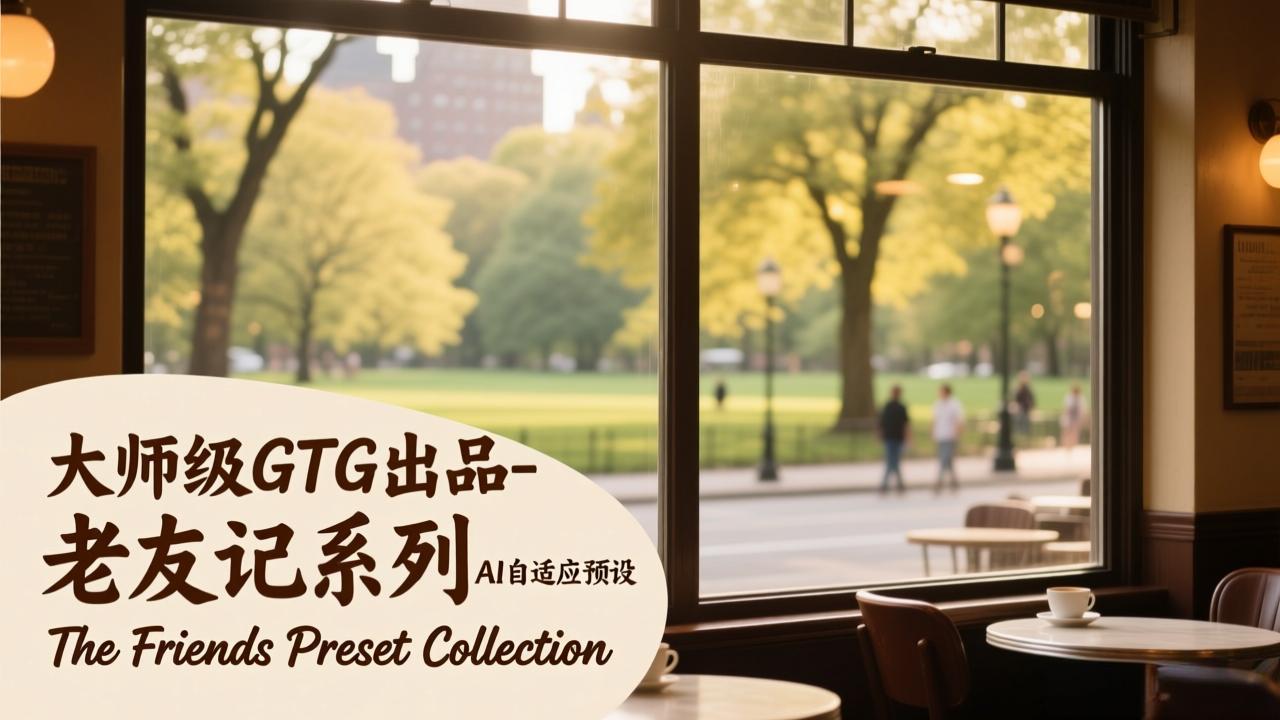 （17403期）大师级GTG出品-老友记系列AI自适应预设The Friends Preset Collection-云深网创社
