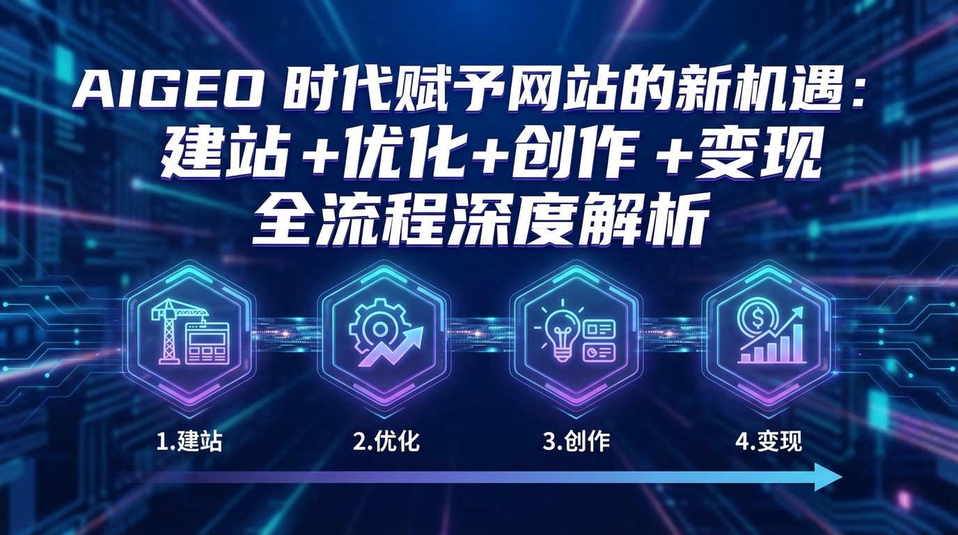 AIGEO+时代赋予网站的新机遇：建站+优化+创作+变现+全流程深度解析-云深网创社