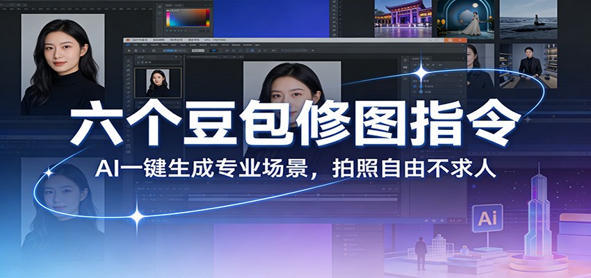 六个豆包修图指令：AI 一键生成专业场景，拍照自由不求人-云深网创社